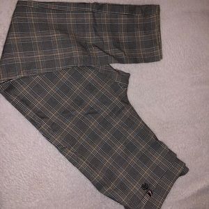 Tommy Hilfiger plaid cropped dress pants